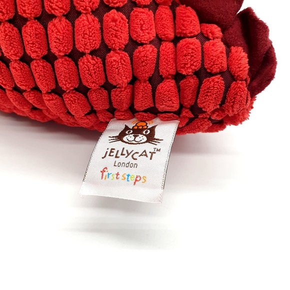 Jellycat London Dappy Dinosaur First Steps Dinosaur Triceratops Stuffed Animal - Picture 4 of 8